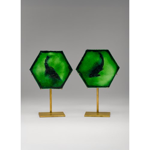Pair of Fish from the Emerald Forest Series